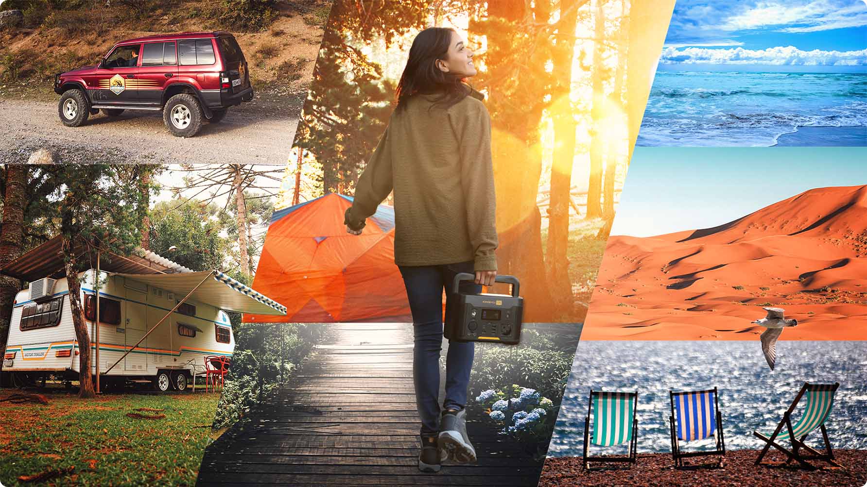Use Hiker U500 in multiple outdoor environment