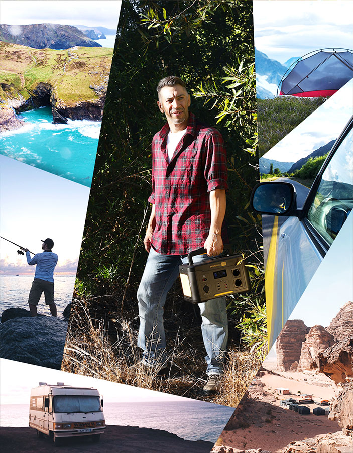 Using Hiker U1000 in different outdoor scenarios
